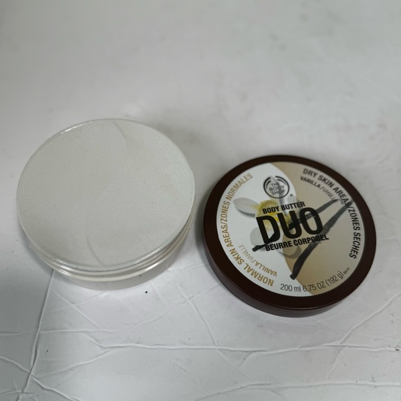 The Body Shop NEW Rare Duo Vanilla Body Butter Dry Normal Full Size 200ml 6.75oz - Picture 6 of 11